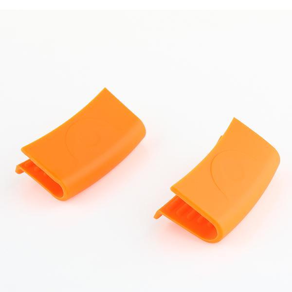 퀸센스 실리콘 냄비 손잡이 B형(오렌지) 실리콘 냄비손잡이 냄비잡이 실리콘잡이 주방기타용품