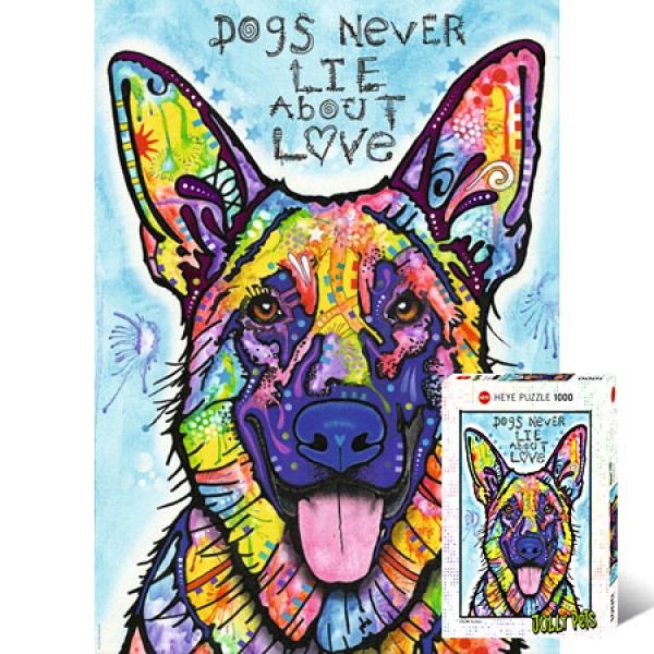 1000조각 직소퍼즐 - Dogs never Lie (유액없음)(헤야) 직소퍼즐 퍼즐 퍼즐직소 일러스트퍼즐 취미퍼즐