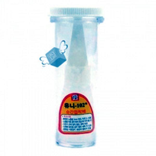 유니-102 순간접착제 6g (1통 30개) 생활용품 잡화 주방용품 생필품 주방잡화