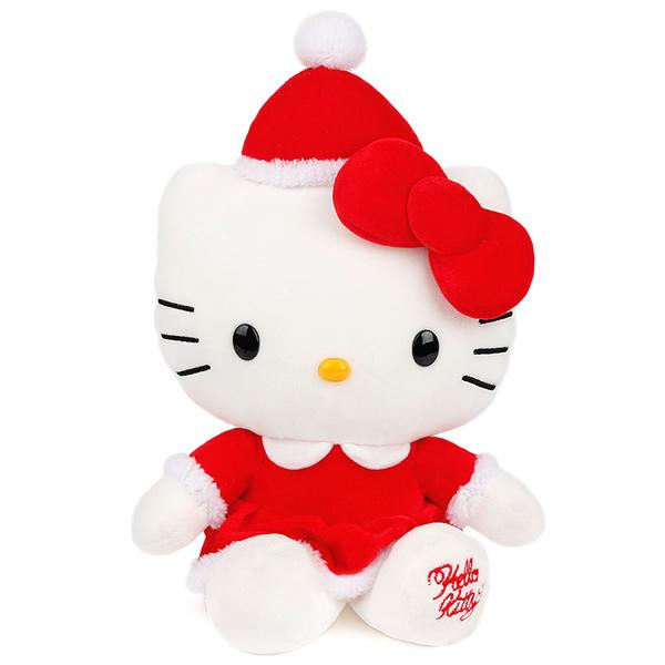 헬로키티 크리스마스 봉제인형-10in(25cm) 산리오 산리오인형 헬로키티 키티 키티인형 캐릭터인형 고양이 캣 고양이인형 캐릭터인형