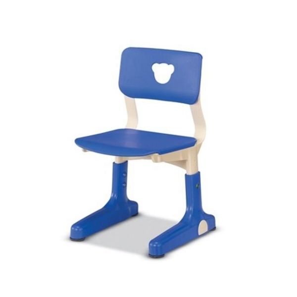 높이 조절 가능 유아 유치원 초등학생 어린이 의자(4~8세) 파란색 학원의자 어학원의자 교회의자 초등학교의자 어린이집의자