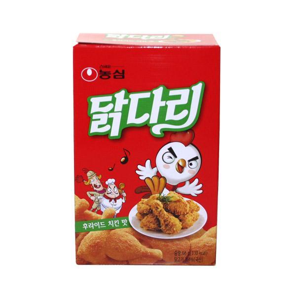 농심 닭다리(후라이드치킨맛)66gX20개입(1박스) 과자 스낵 봉지과자 스넥 농심과자