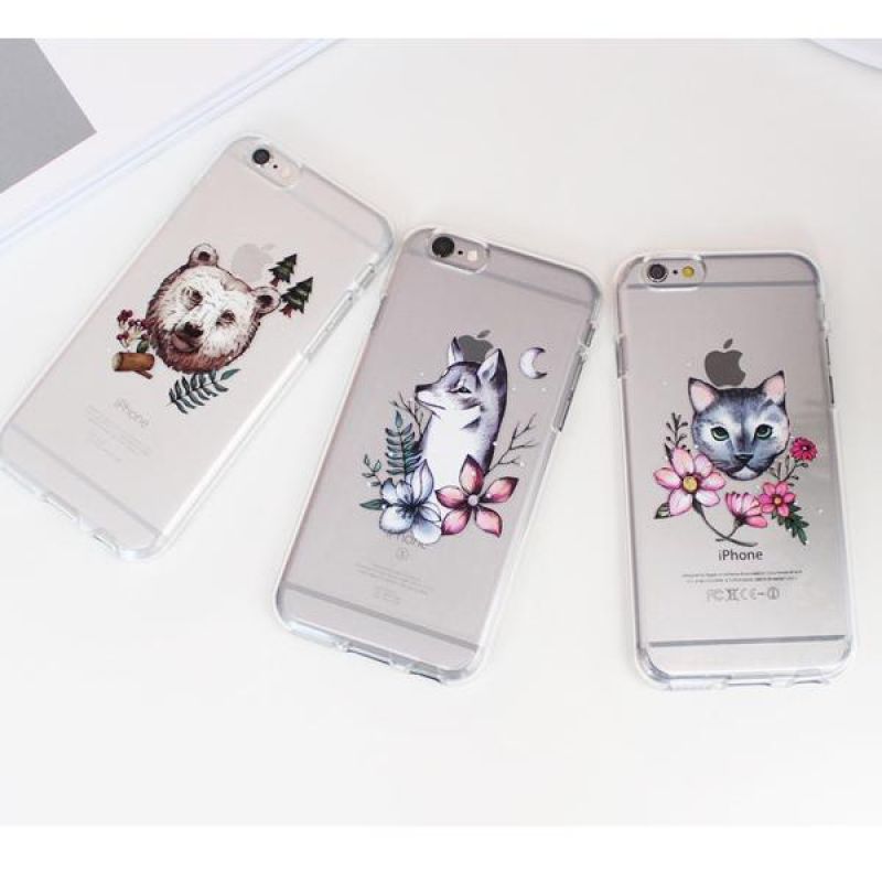 LG G6 TZ 꽃과 동물 투명젤리 폰케이스 핸드폰케이스 휴대폰케이스 그래픽케이스 투명젤리케이스 G6케이스