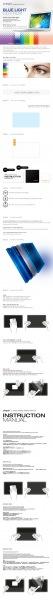ASUS 비보북 L406MA 시리즈용 Bluelight Cut필름 액정보호필름 블루라이트차단 블루라이트 액정필름 청색광차단필름