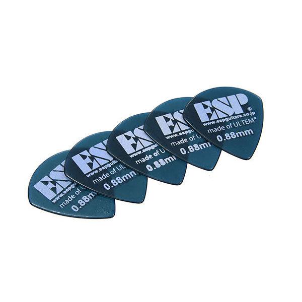 ESP 기타 피크 울템 0.88mm 3번 파랑 / 5개 묶음 피크 기타 기타피크 셀룰로이드 실버 골드 울템 ESP 일본 일렉기타 통기타