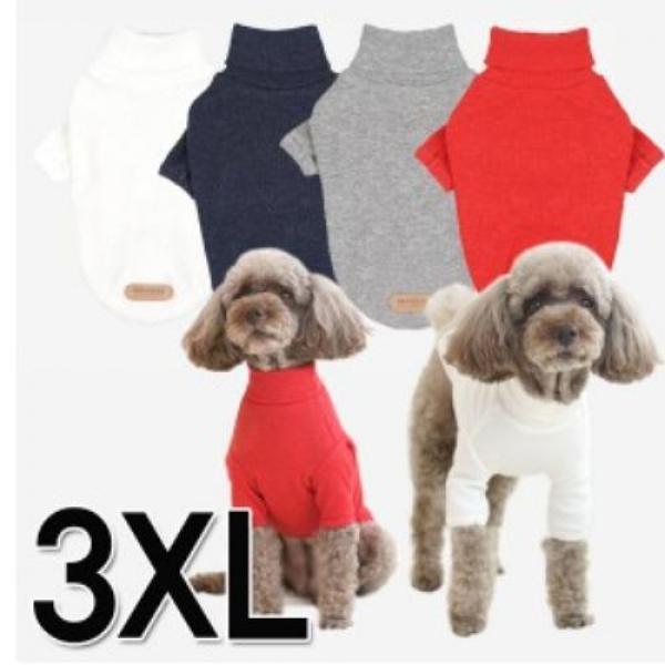 패리스독 폴라티셔츠 - 3XL(색상선택) 애완용품 애견옷 강아지옷 반려견옷 고양이옷 야옹이옷 강아지티셔츠 애견티셔츠 고양이티셔츠