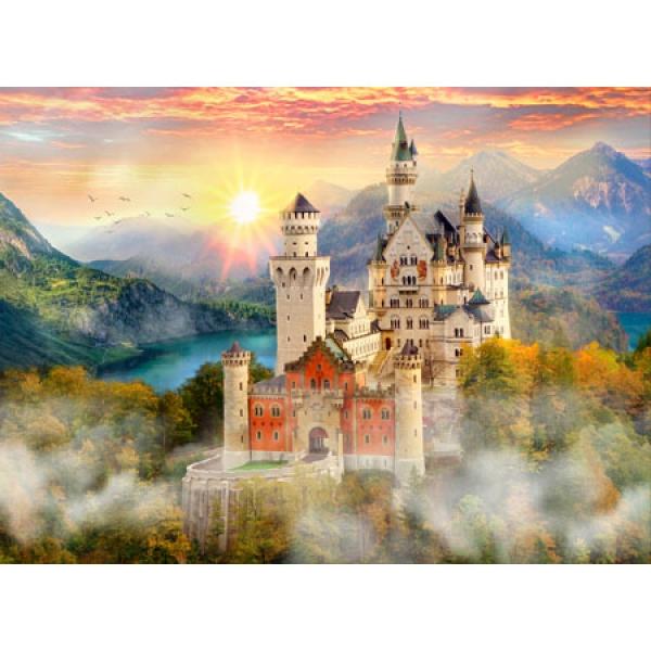 1000조각 직소퍼즐 - 안개낀 노이슈반슈타인 성의 아침풍경 (유액포함)(더페이퍼) 직소퍼즐 퍼즐 퍼즐직소 일러스트퍼즐 취미퍼즐