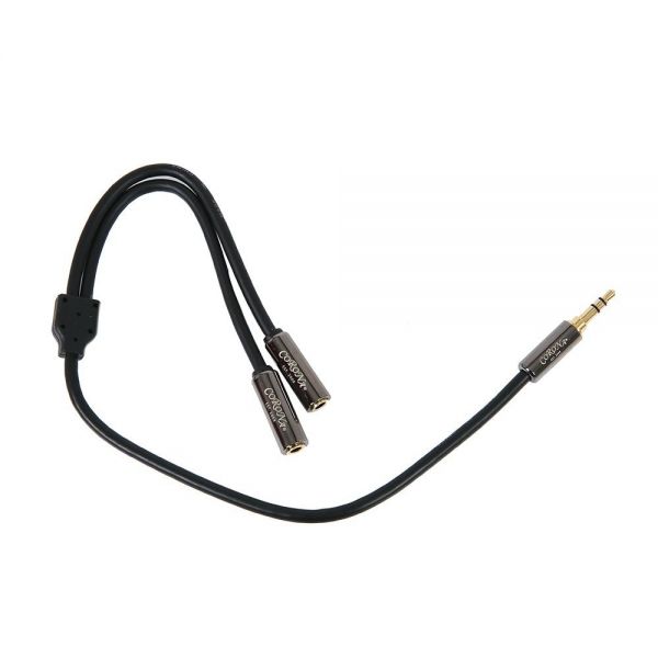 Audio Cable Splitter Y자형 분배케이블 35cm 기타케이블 악기케이블 앰프케이블 일렉기타케이블 엠프케이블 공연용케이블 오디오케이블 음향케이블 aux케이블 마이크케이블