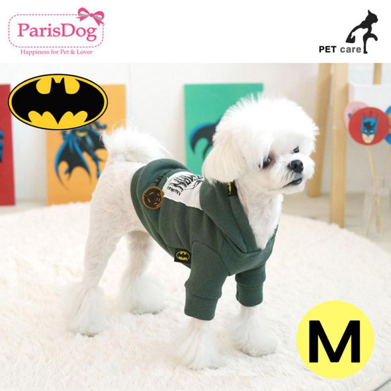 패리스독 배트맨 후드 D디자인 티셔츠 (M) 강아지 티셔츠 T셔츠 애견용품 애완용품