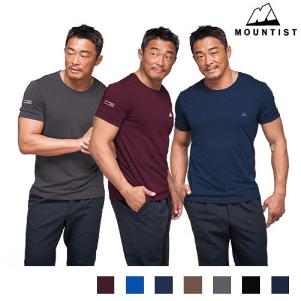 몽동닷컴 벌집라운드 티셔츠 (반팔) (18MTS202) 마운티스트 등산 등산복 작업복 기능성티 아웃도어 스포츠웨어 옷만드는사람들