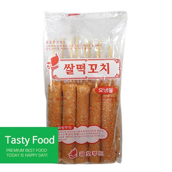 (냉동)금호푸드 쌀떡꼬치900g(10p)X8개 금호푸드 쌀떡꼬치 떡꼬치 식자재 식품