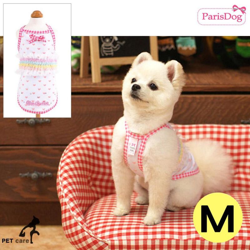 패리스독 봉봉 티셔츠 (핑크) (M) 강아지 티셔츠 T셔츠 애견용품 애완용품