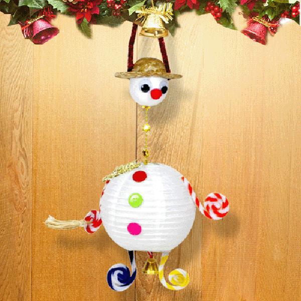 (만들기재료)눈사람 전등갓 모빌 3개묶음 만들기재료 크리스마스만들기 크리스마스 산타 루돌프 새해 어린이집만들기 유치원만들기 만들기수업