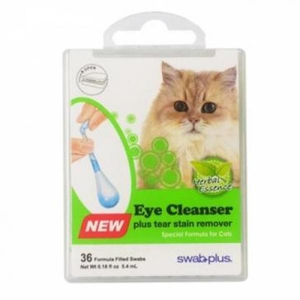 스왑플러스 면봉형 눈 세정제 (고양이용 5.4ml) 애완용품 애완세정제 청결제 위생용품 애완위생