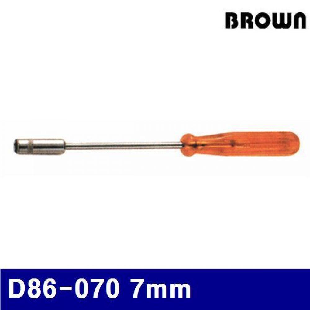 브라운 374-0505 복스드라이버 D86-070 7mm 125 (1EA)