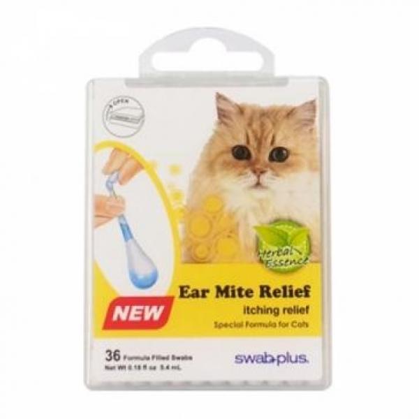 스왑플러스 면봉형 귀 세정제 (고양이용 5.4ml) 애완용품 애완세정제 청결제 위생용품 애완위생