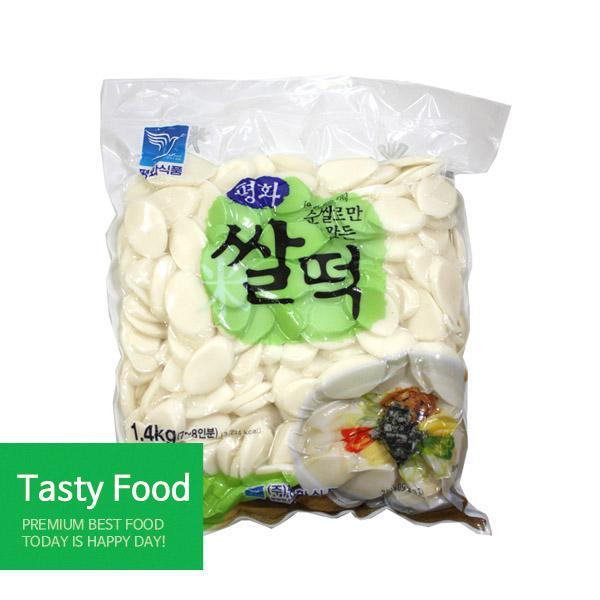 (냉장)평화식품 쌀떡1.4kgX5개 분식 평화식품 쌀떡 식자재 식품