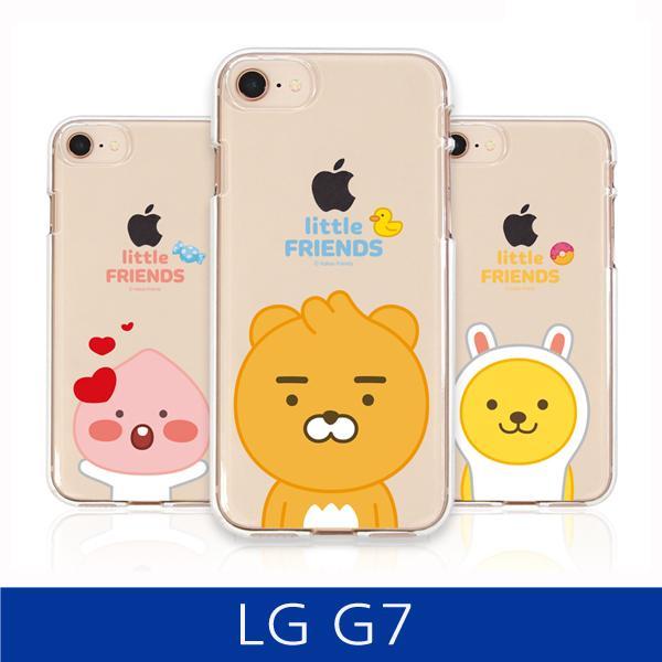 LG G7. 카카오 프렌즈 투명 젤리 폰케이스 핸드폰케이스 스마트폰케이스 카카오케이스 투명케이스 G7케이스