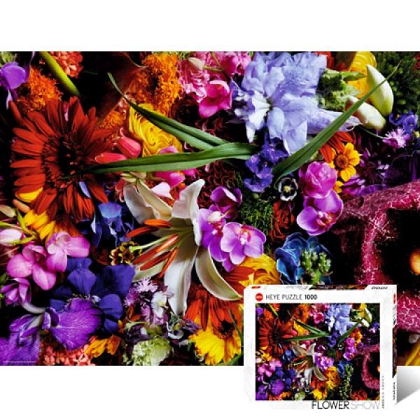 1000조각 직소퍼즐 - 오색빛깔 꽃의 향연 (유액없음)(헤야) 직소퍼즐 퍼즐 퍼즐직소 일러스트퍼즐 취미퍼즐