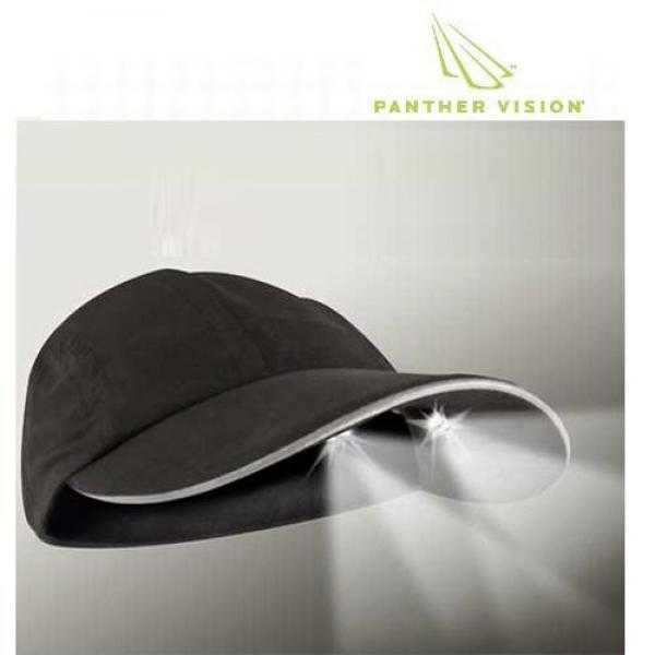 팬셜비젼(Panther Vision) 런너 LED 4구캡(블랙) 팬셜 팬셜비젼 등산 캠핑 야간 라이트 전등 산행 모자 낚시 등