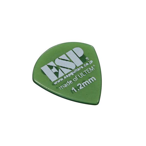ESP 기타 피크 울템 1.2mm 5번 녹색 / 5개 묶음 피크 기타 기타피크 셀룰로이드 실버 골드 울템 ESP 일본 일렉기타 통기타