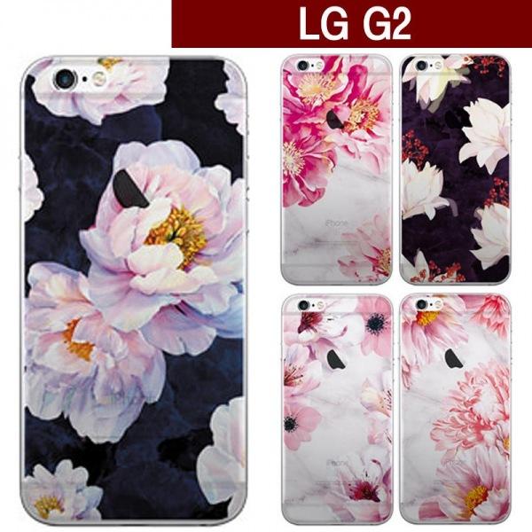 LG G2 몽환 플라워 젤리케이스 F320 꽃케이스 플라워케이스 여성케이스 연꽃케이스 여름케이스