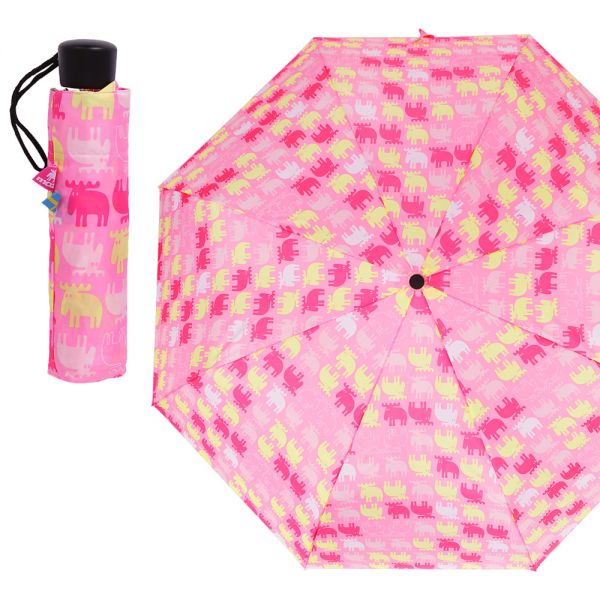 모즈 패턴 55 3단 수동우산-핑크 우산 유아우산 아기우산 아동우산 어린이우산 초등학생우산 캐릭터우산 캐릭터장우산 자동우산 3단자동우산