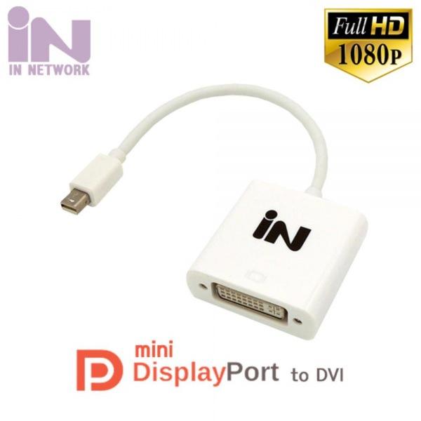 IN-MDPD29 미니 디스플레이포트 TO DVI 컨버터  FULL HD 디스플레이포트 DISPLAYPORT DP HDMI MINIDPTODVI