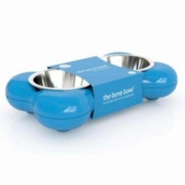 HING 패션식기 Bone Bowl (블루 S) 애완용품 애묘식기 애완식기 식기 사료