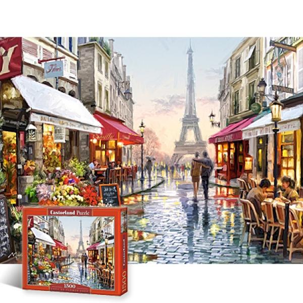 1500조각 직소퍼즐 - 프랑스의 거리 (미니퍼즐)(유액없음)(캐스토랜드)