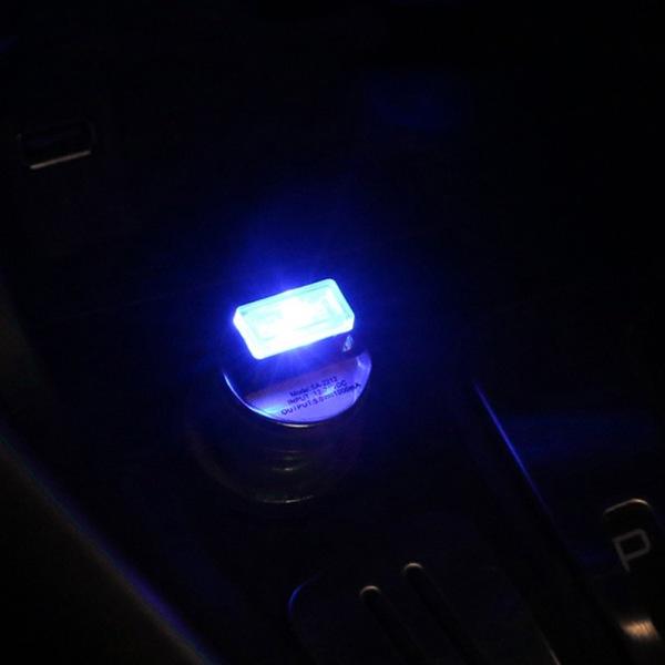 자동차 미니 USB 무드등 풋등 LED