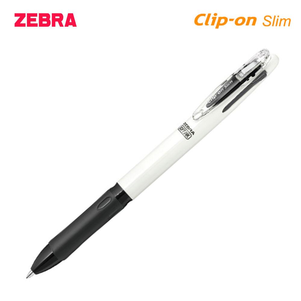 제브라 클립온 슬림 소프트 3색펜 (B3AZ14) 0.7mm (화이트) 볼펜 승진선물 입학선물 졸업선물 취업선물