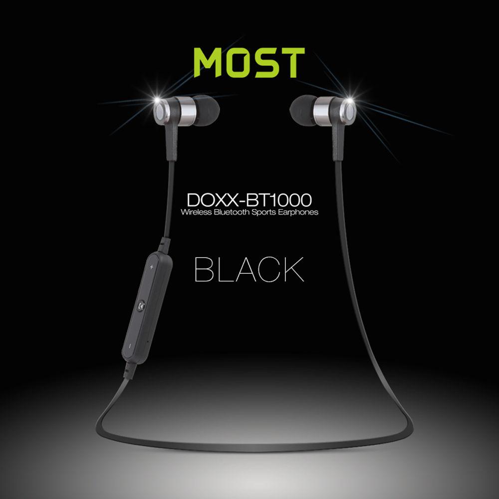 모스트 블루투스 무선 이어셋 (DOXX-BT1000) (블랙) 블루투스 이어폰 휴대폰 모바일 스마트폰
