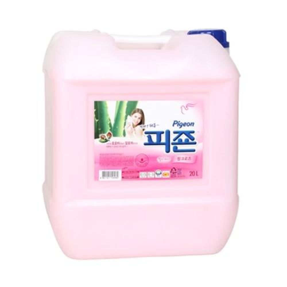 섬유유연제 피죤 핑크로즈 대용량 20L 청소용품 빨래용품 세탁용품 섬유유연제 섬유첨가제 피죤