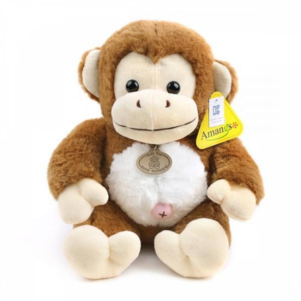 아망스 굿몽키 봉제인형 다크브라운-소형(25cm) 원숭이인형 인형 캐릭터인형 인형선물 애니멀인형 장식인형 몽키