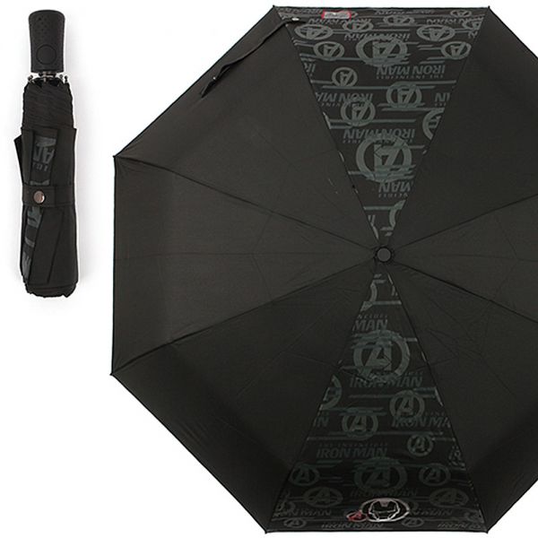 마블 아이언맨 패턴에이 58 3단 완전자동우산(블랙) 우산 유아우산 아기우산 아동우산 어린이우산 초등학생우산 캐릭터우산 캐릭터장우산 자동우산 3단자동우산