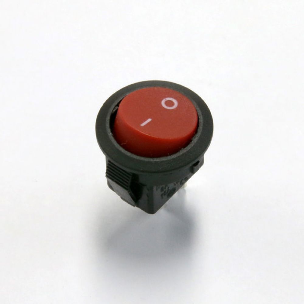 15mm 소형스위치 원형 로커 스위치 미니스위치 KCD1-2 빨강 10개 소형스위치 미니스위치 전원스위치 파랑 Switch DIYSwitch 원형스위치 로커스위치 소형원형로커스위치 ONOFF