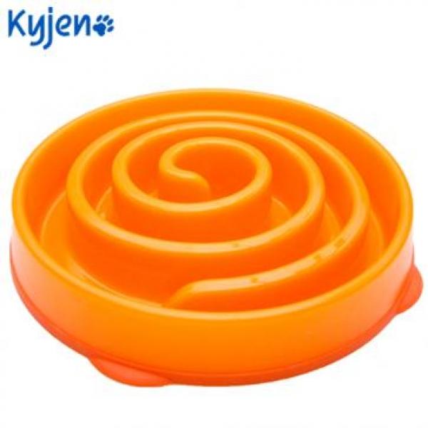 카이젠 슬로우식기 (중대형견용 오렌지) 애완식기 애완용품 식기 반려식기 반려용품