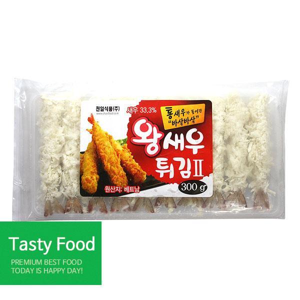 (냉동)천일식품 왕새우튀김Ⅱ300g 튀김 천일식품 왕새우튀김 식자재 식품