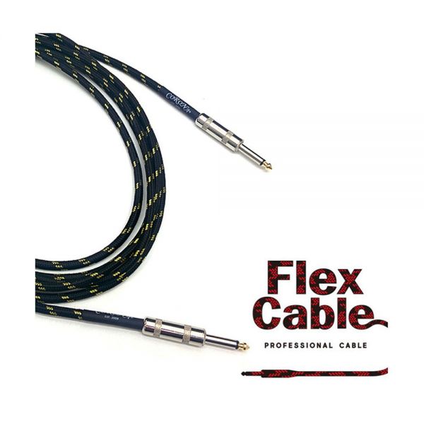기타 케이블 Flex Cable 기타잭선 (10m) 기타케이블 악기케이블 55케이블 앰프케이블 일렉기타케이블 엠프케이블 공연용케이블 베이스케이블 통기타케이블 어쿠스틱케이블