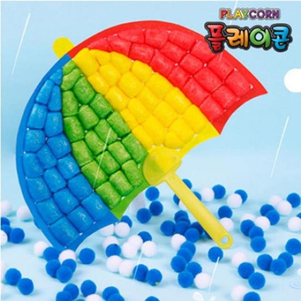 (만들기재료)플레이콘 우산부채만들기(5인용)