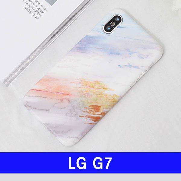 LG G7 컬러 마블링 G710 하드케이스 엘지G7케이스 LGG7케이스 G7케이스 엘지G710케이스 LGG710케이스