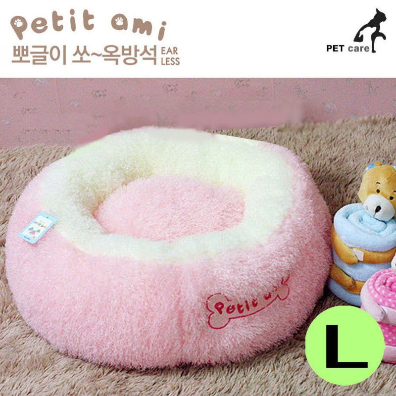 쁘띠아미 구름방석 (이어레스) (L) (핑크) 강아지 하우스 방석 쿠션 애견용품