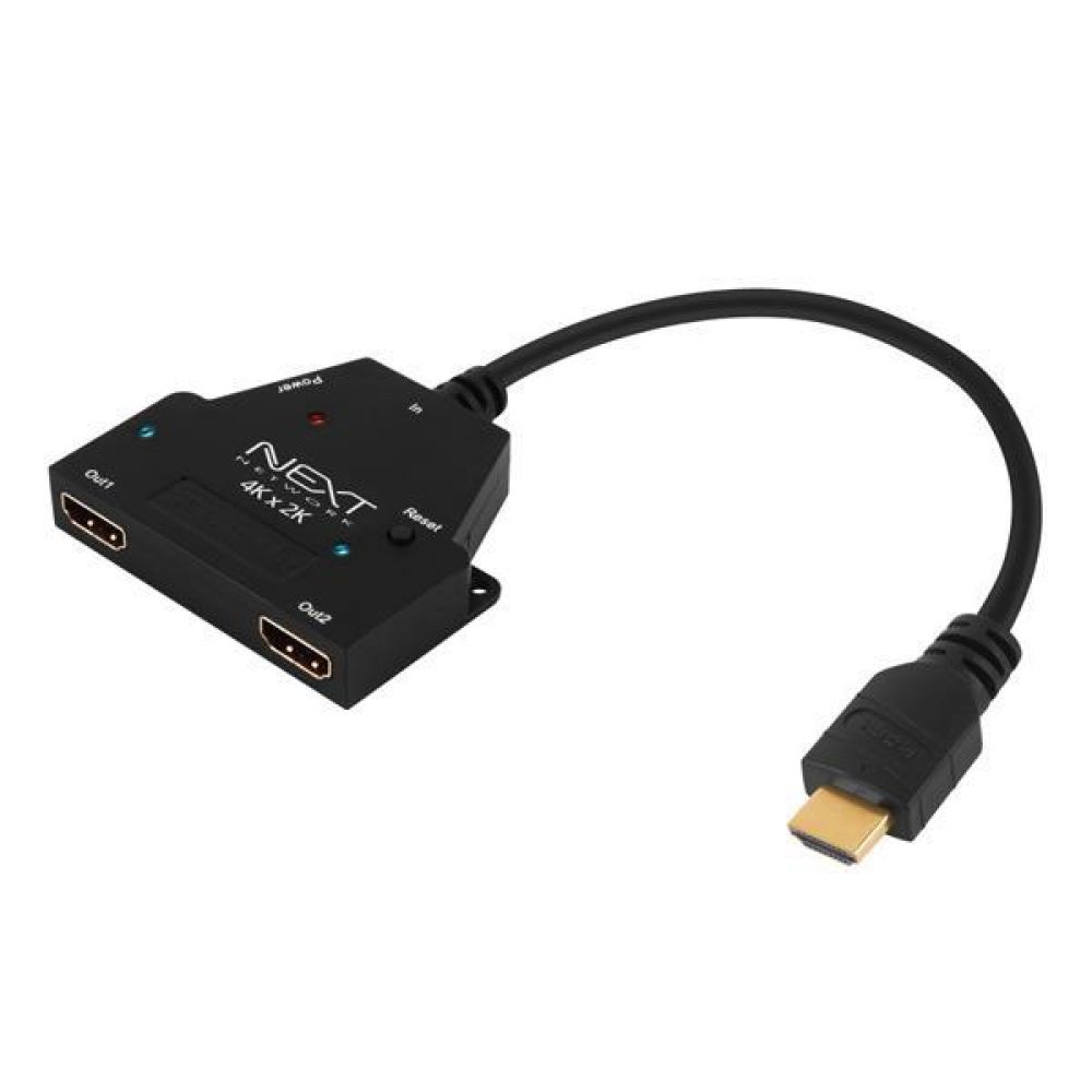 HDMI 1대2 모니터 분배기 무전원 4K UHD