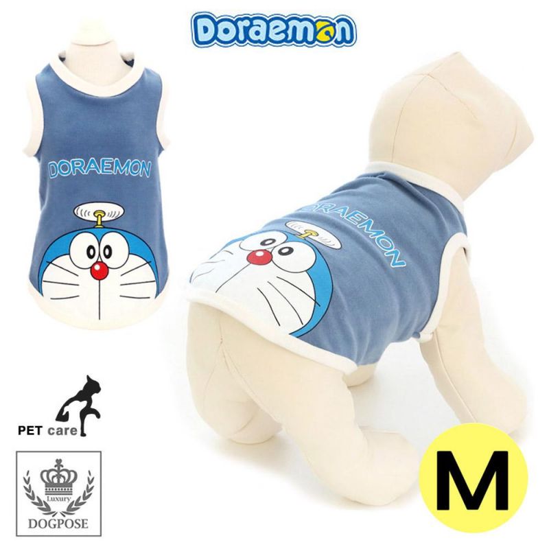 도그포즈 도라에몽 민소매 티셔츠 (오션블루) (M) 강아지 티셔츠 T셔츠 애견용품 애완용품