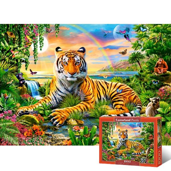 1000조각 직소퍼즐 - 정글의 왕 (유액없음)(캐스토랜드) 직소퍼즐 퍼즐 퍼즐직소 일러스트퍼즐 취미퍼즐