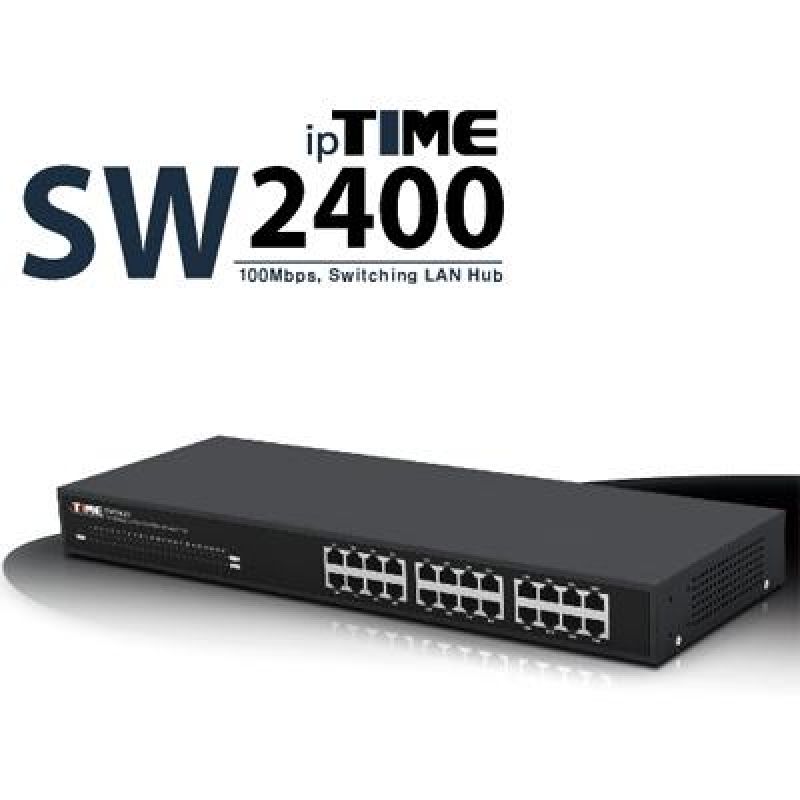 ipTIME SW2400 24포트 스위칭 허브 POE스위칭허브 스위치허브 통신기기 산업용통신장비기기 무선통신장비 네트워크장비