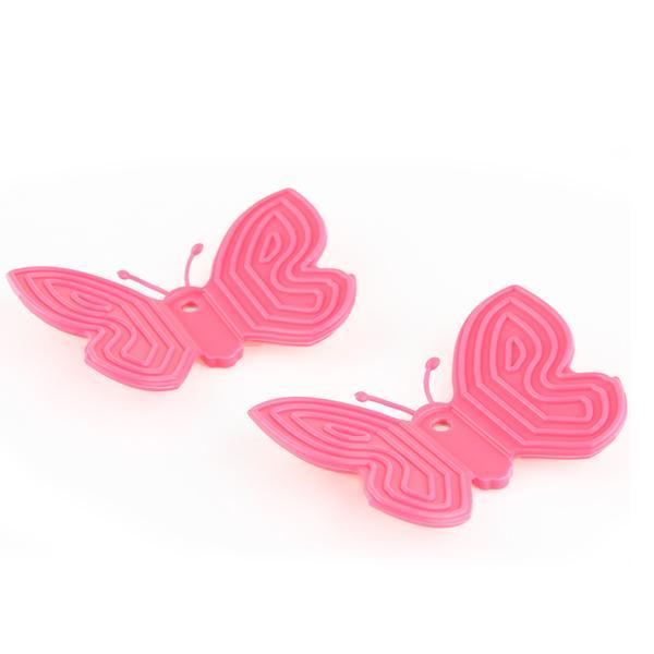 퀸센스 실리콘 나비모양 냄비손잡이(핑크) 실리콘 냄비손잡이 냄비잡이 실리콘잡이 주방기타용품