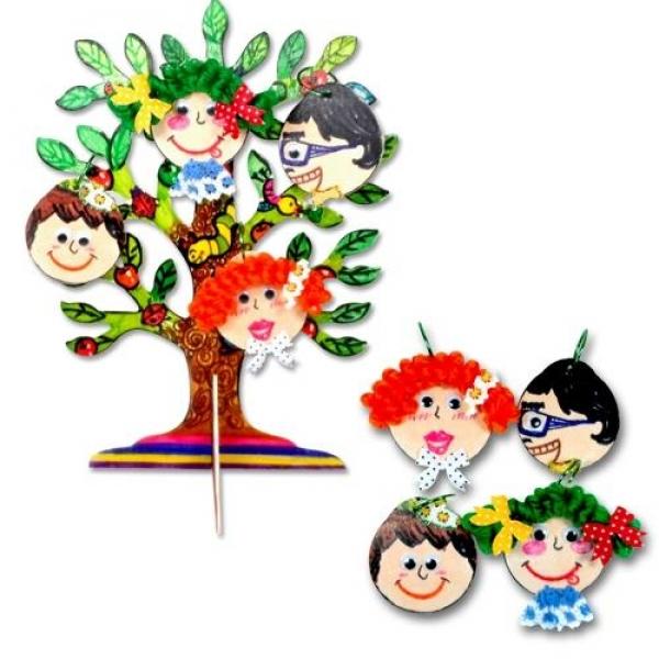(만들기재료)사랑나무 만들기 3개묶음 만들기재료 나무 봄 나무공작 가족 어린이집만들기 유치원만들기 만들기수업
