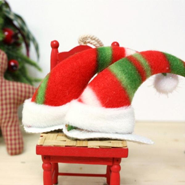 크리스마스 머리핀 줄무늬모자 머리핀 머리삔 루돌프 산타 파티용품 생일파티